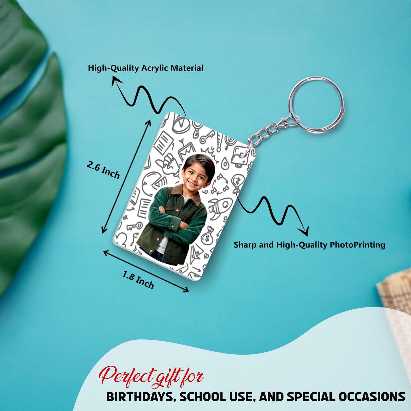 Savri Personalized Aluminium Photo Bottle – Custom Name & Picture Printed – Bottle for Kids, School, Gym, Office – Ideal Return Gift for Birthday, Christmas, Festivals (750 Ml - White)